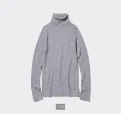 UNIQLO メラノリブタートルネックセーター