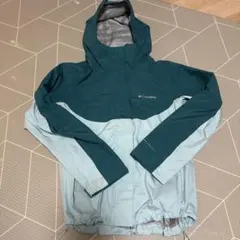 コロンビア マウンテンパーカー シェル ベージュ レイン レディースS 美品