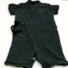 コムサイズム甚平70cm☆ネイビードット