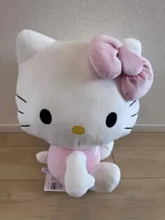 ハローキティ Bigサイズぬいぐるみ ピンクキティ　新品タグ付き袋入保管のサムネイル