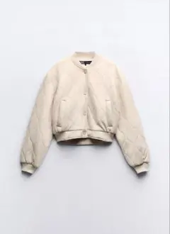 ZARA キルティングジャケット Sサイズ　美品　スエード