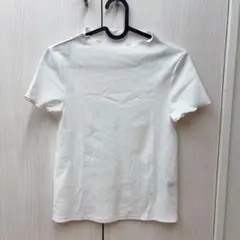 Tシャツ カットソー レディース 白 ホワイト 半袖 Tシャツ トップス M