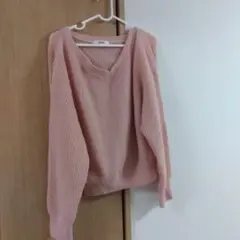 スナイデル　SNIDEL　ピンク Vネック ニットセーター　福袋