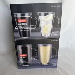 DeLonghi ダブルウォールグラス 400ml＆480ml 4個セット - メルカリ