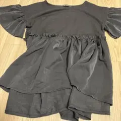 RagOut 半袖 チュニック ブラック M
