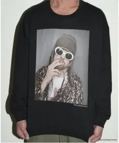 希少タグ付き　カルチャーサプライ　カートコバーン　プリントトレーナー　大きめ