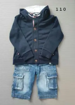 TK SAPKID パーカー と ハーフパンツ 2点セット