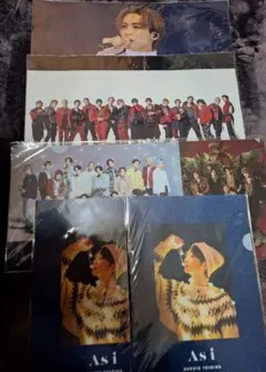 【新品未開封】THE RAMPAGEクリアファイル4枚 クリアポスター2枚セット