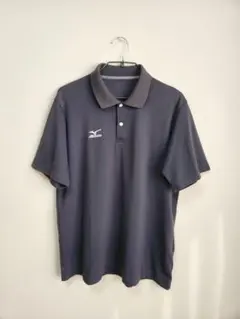 MIZUNO テニスウェア グレー 【XL】 ダークグレー 半袖 ポロシャツ