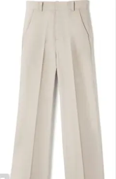 GLAY　センタープレスストレートパンツ