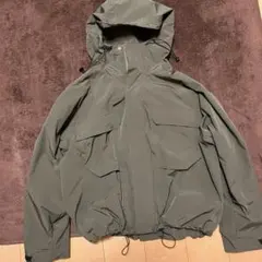 nugu hoopゴープコアフーディジャケット カーキ アウター