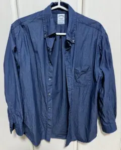 Brooks Brothers 長袖シャツ ダークブルー 14 1/2 - 31