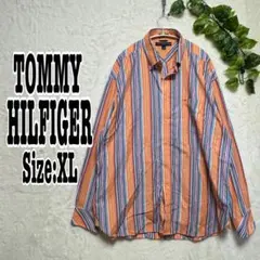TOMMY HILFIGER ストライプシャツ XL