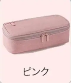 筆箱/ペンケース/大容量 耐久性のあるオックスフォード布製 収納ポーチピンク