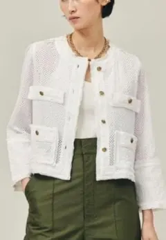 値下げ　カレンソロジー　エンプロイダリーブラウス　白 Curensology(カレンソロジー)｜エンブロイダリーブラウス