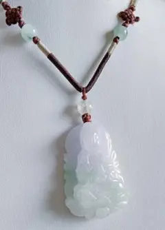 翡翠 仏像 ペンダント ネックレス
