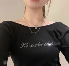 kiss the club one shoulder zip tunic - メルカリ