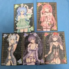 【新品未使用】デート・ア・ライブⅤ 特典ブロ　マイド　全種コンプリート　5枚