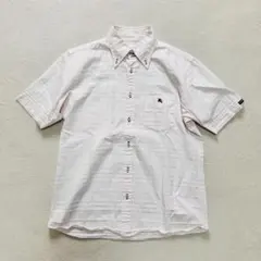 バーバリーブラックレーベルBURBERRY BLACK LABEL半袖シャツ　M