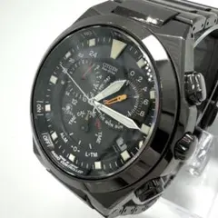 【稼動】 CITIZEN アテッサ 腕時計 メンズ オールブラック チタンのサムネイル