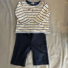 ミキハウス 長袖Tシャツとパンツセット 90cm