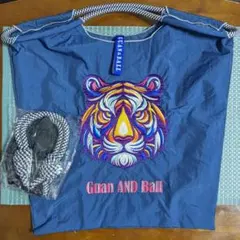 Guan AND Ball タイガー刺繍 エコバッグ