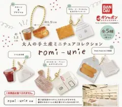 romi-unie　大人の手土産ミニチュアコレクション　3種