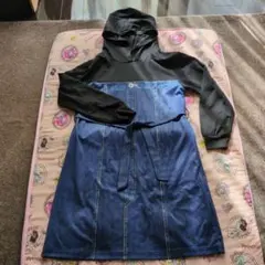 フード付きワンピース