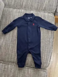 Ralph Lauren ネイビー ロンパース　70