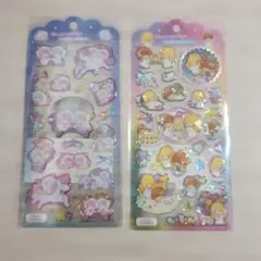 キキララ　リトルツインスターズ　ジェリードロップシール　正規品　2点セット