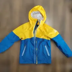 バイカラー フード付きジャケット