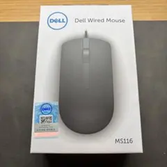 (新品未使用) Dell 光学式マウス MS116 ブラック 高精度＆快適操作