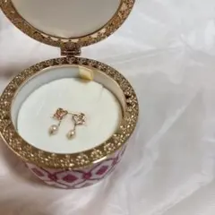 【アンアン様専用】canal4℃ ピンクゴールドピアス　オープンハート