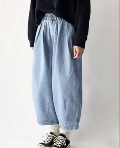 Harvestyデニム バルーンパンツ ワイドパンツのサムネイル