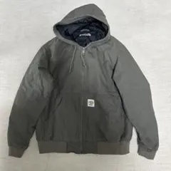 A'GEM フード付きグレージャンパー　短丈