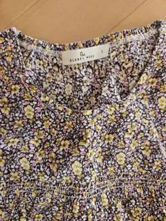 GLOBAL WORK 花柄ノースリーブワンピース S女の子エスニック春夏服