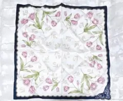 PIERREBALMAIN ハンカチ チューリップ 花柄 レース レディース