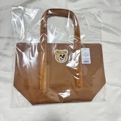 フェイラー　オールドテディワッペントートバッグ　小　ベージュ