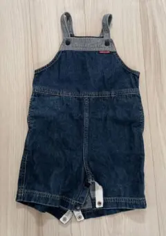 コムサイズム　サロペット　90　ロンパース　デニム　男の子　シンプル　美品