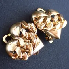 ニナリッチ ヴィンテージ イヤリング ゴールドハート NINA RICCI