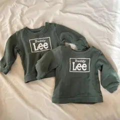 Buddy Lee トレーナー 90 グリーン 2枚セット　双子