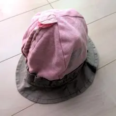 キッズ用　ラグマート 帽子【54cm】女の子 ピンクのサムネイル