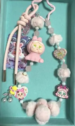 クライベイビー★CryBaby✧*うさぎピンク✧*ジャラキーストラップ★