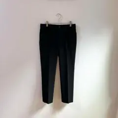 3357【ヤマモトカンサイ】スラックス　パンツ　７２　黒　フォーマル　ビジネス