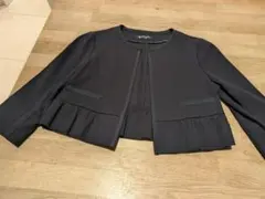 ★再値下★【130】COMME CA ANGEL ノーカラージャケット NAVY