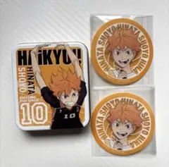 ハイキュー　烏野高校　日向翔陽　キャラタブ缶　クリアステッカー　セット