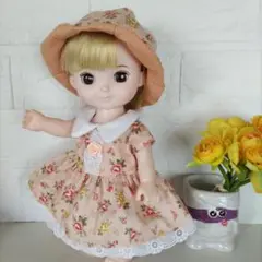 メルちゃん襟付きワンピース402