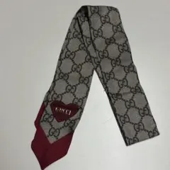 希少✨GUCCI × LIBERTY コラボ ネックボウスカーフ 美品 オレンジ GUCCI × LIBERTY コラボ ネックボウスカーフ オレンジ - メルカリ