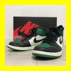 Nike Air Jordan 1 ブラック/グリーン