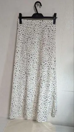 美品 GRL ダルメシアン柄マーメイドフレアスカート 春夏